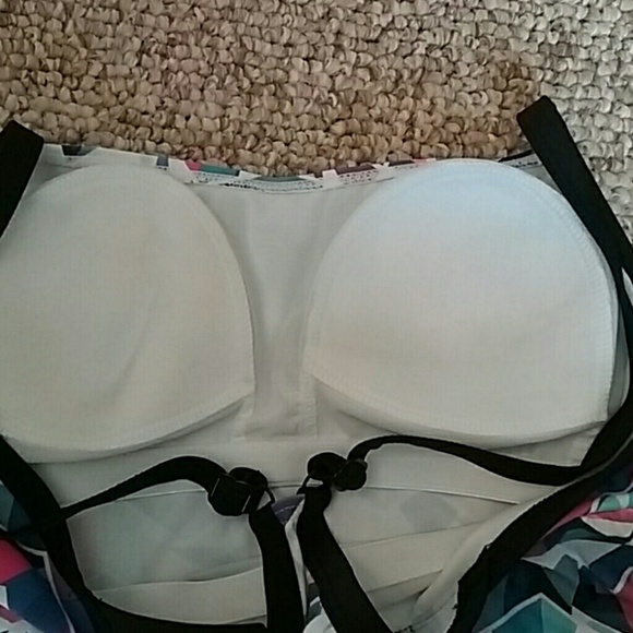 Muti color Charm Leaks razorback tankini size xs. - Picture 6 of 7